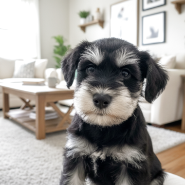 ミニチュアシュナウザー【千葉県・女の子・2025年10月5日・スチールブルー】の写真「両親は、ドッグランでしっかり運動しています。」