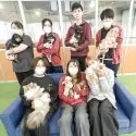 マルプー(マルチーズ×トイプードル)【茨城県・女の子・2025年2月10日・レッド】の写真9「みんなわんちゃんが大好きです💕大切にお世話し、ご家族の元に送り出しています☺️」
