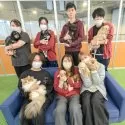 ポメラニアン【茨城県・男の子・2025年1月27日・クリーム】の写真11「みんなわんちゃんが大好きです💕大切にお世話し、ご家族の元に送り出しています☺️」