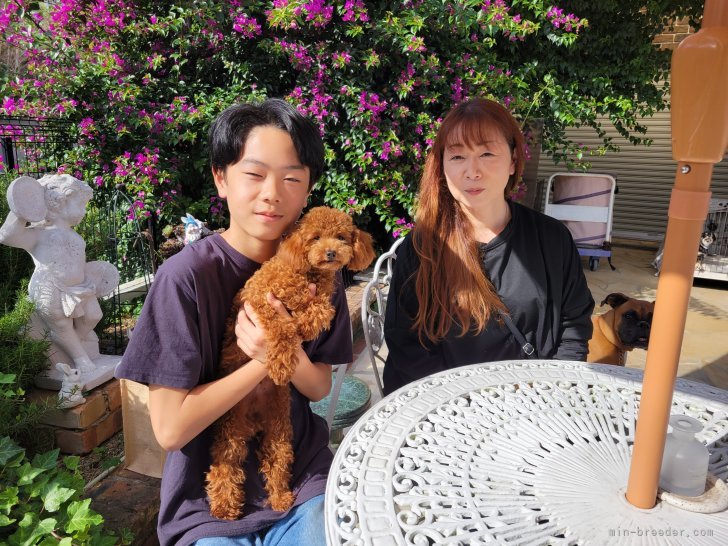 江田正子ブリーダーのブログ：素敵なご家族様のもとへ