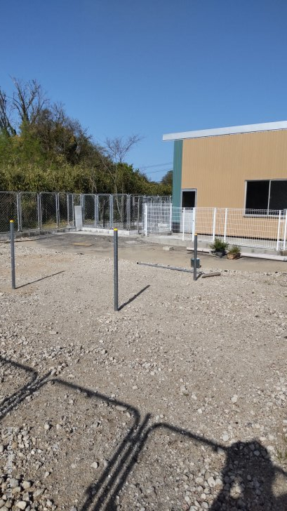 犬舎横に１００坪のドックラン装備｜境川　弘(さかいがわ　ひろし)ブリーダー(石川県・柴犬など・JKC/日本犬保存会登録)の紹介写真4