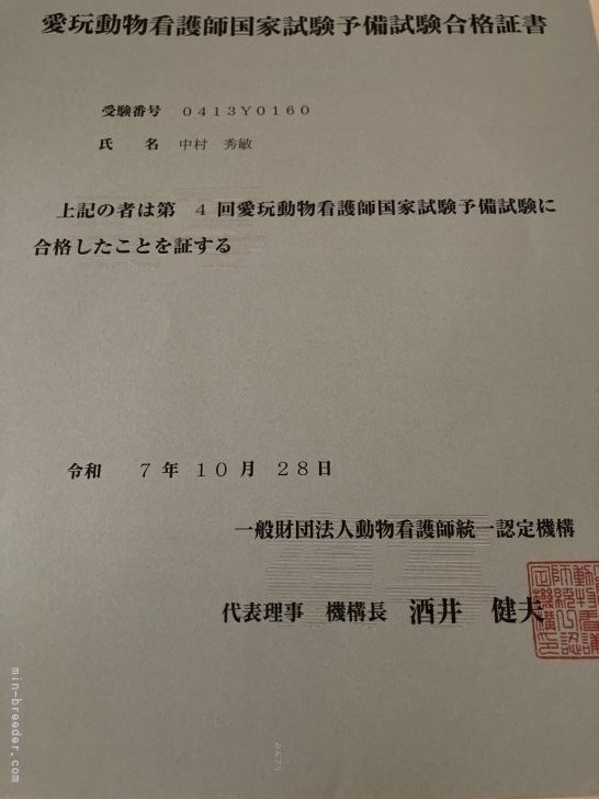 中村秀敏ブリーダーのブログ:ジジイ予選通過