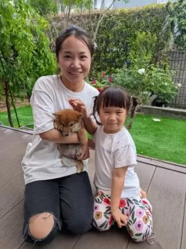moncha_kun 様のお迎えした子犬