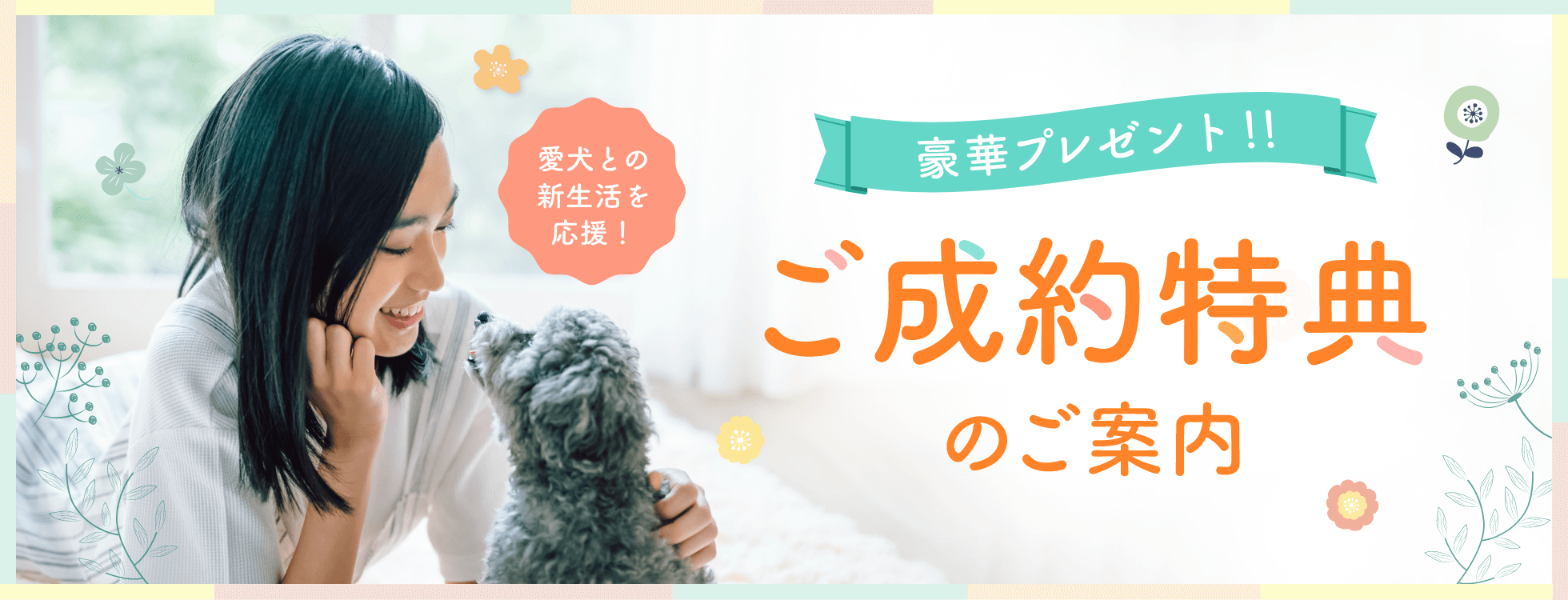 ご成約特典 みんなのブリーダー